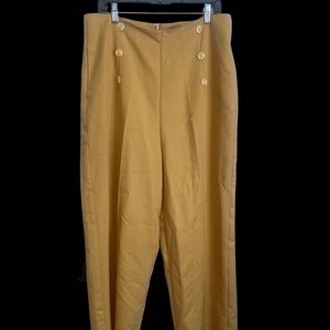 Royal Monk High Wasted Trousers XL Mustard Yellow